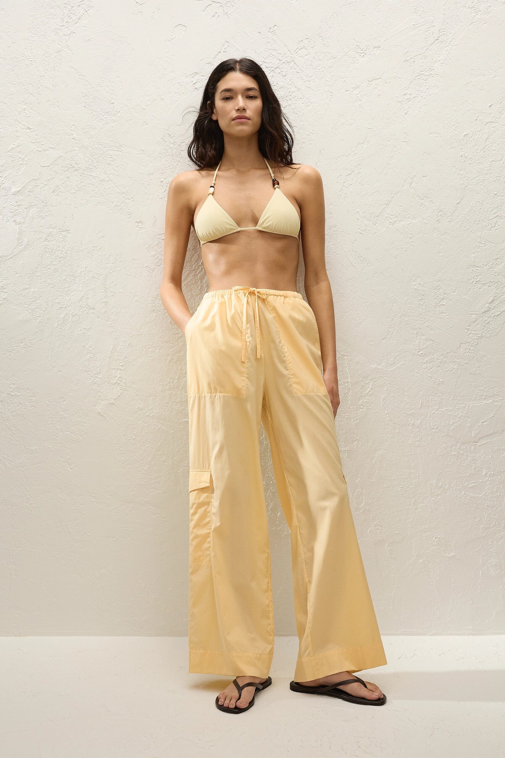 Faithfull The Brand Mico Pant Banana - Image 1