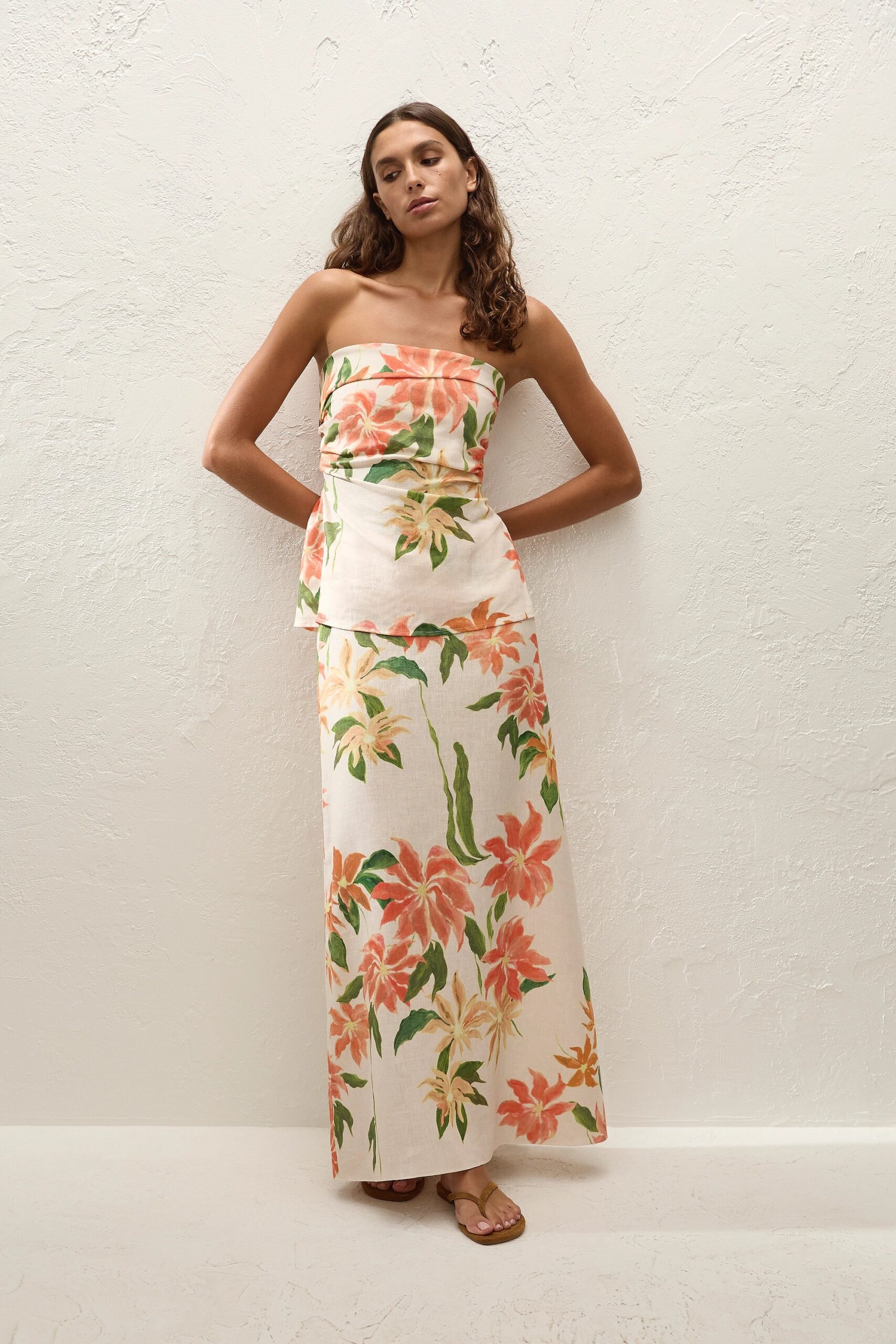 Faithfull The Brand Martina Maxi Skirt Jardines Floral - Image 1