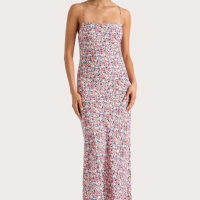 Faithfull The Brand Lusia Midi Dress Valerie Floral Multi - Image 1