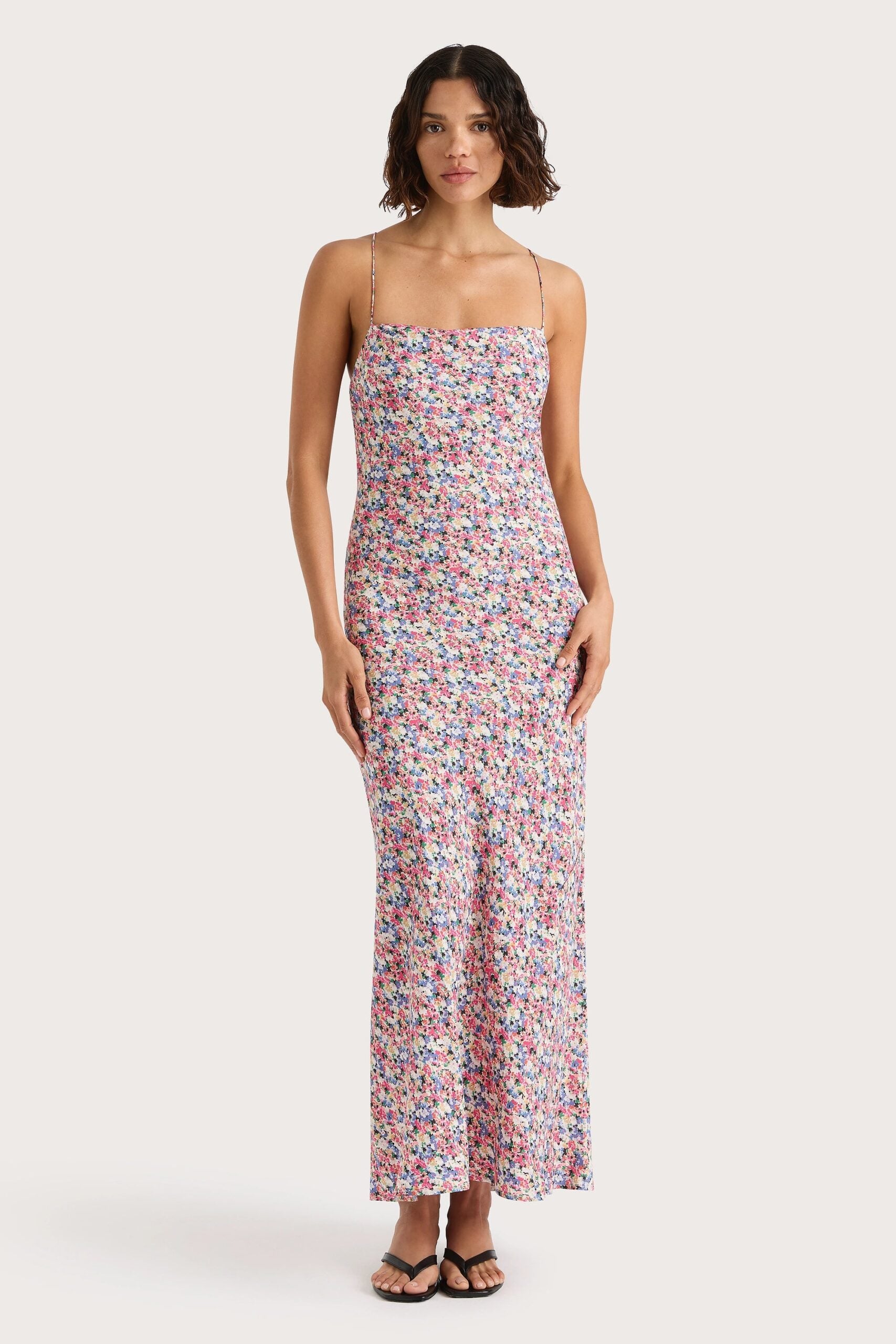 Faithfull The Brand Lusia Midi Dress Valerie Floral Multi - Image 1