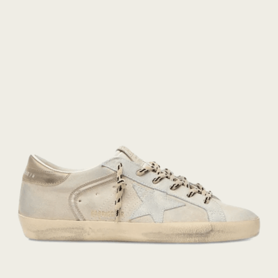 Golden Goose Super-Star Beige Suede Leather Sneaker - Image 1