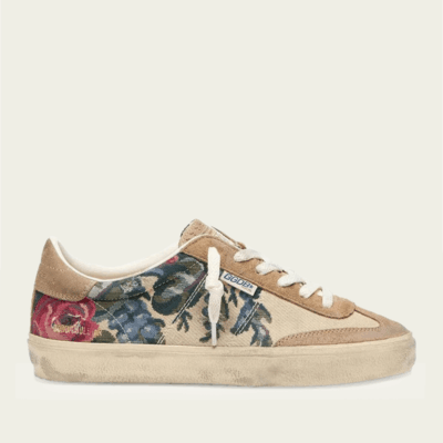 Golden Goose Soul-Star Floral-Print Canvas Sneaker - Image 1