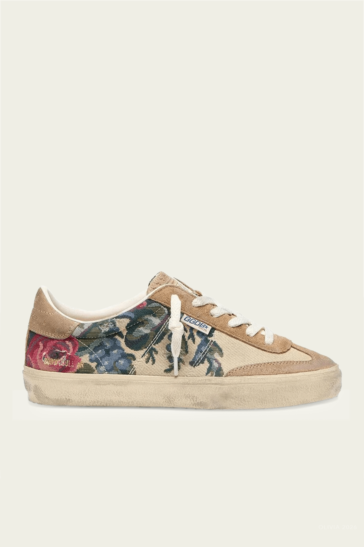 Golden Goose Soul-Star Floral-Print Canvas Sneaker - Image 1