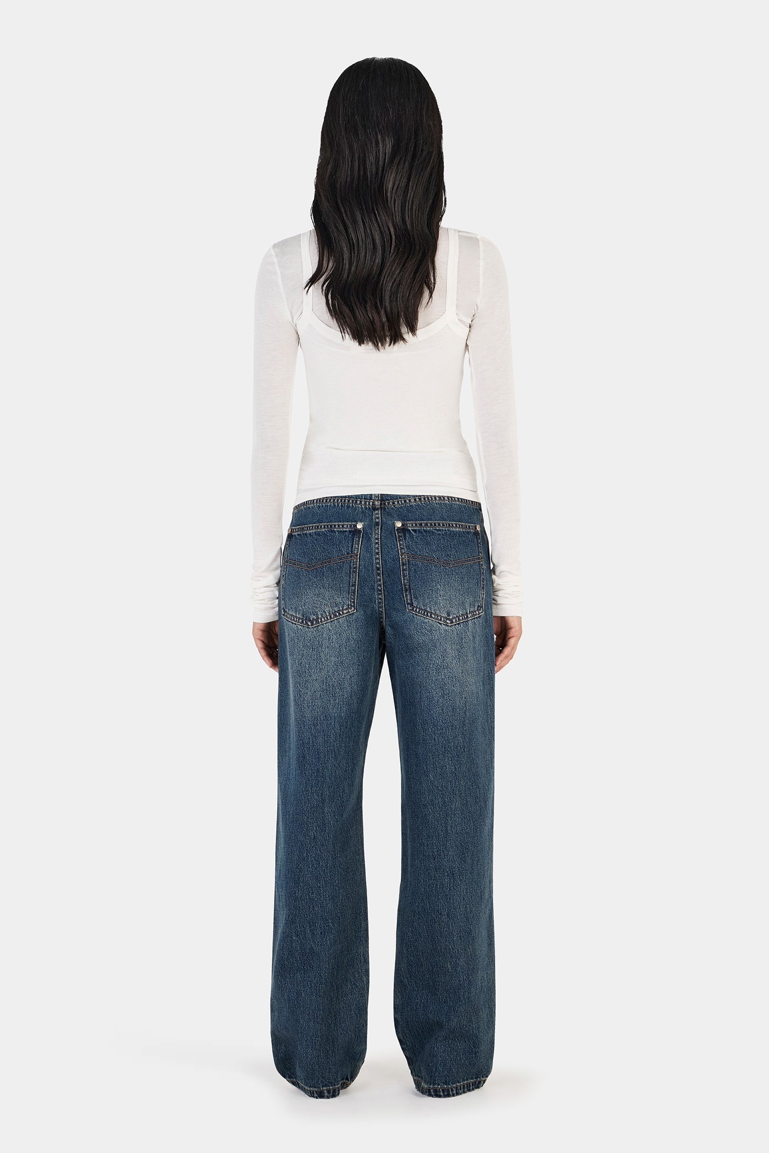 Hansen & Gretel Tommi Denim Jeans Grey Wash - Image 2