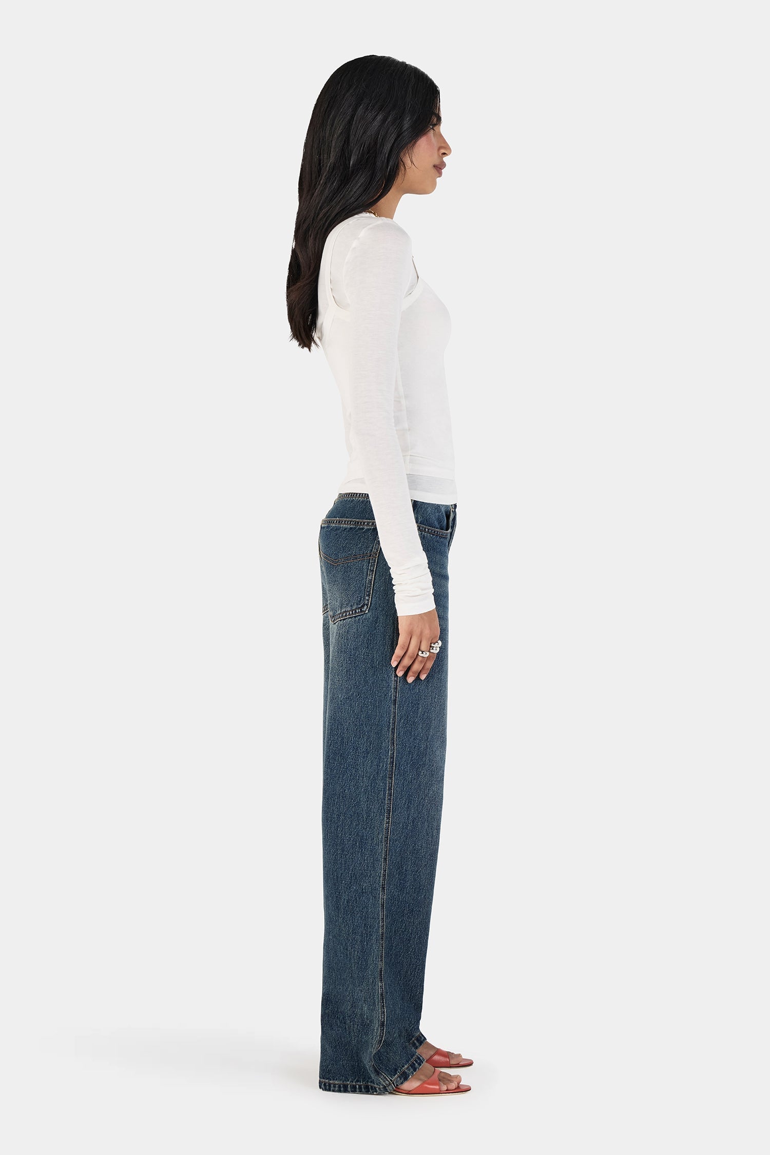 Hansen & Gretel Tommi Denim Jeans Grey Wash - Image 3