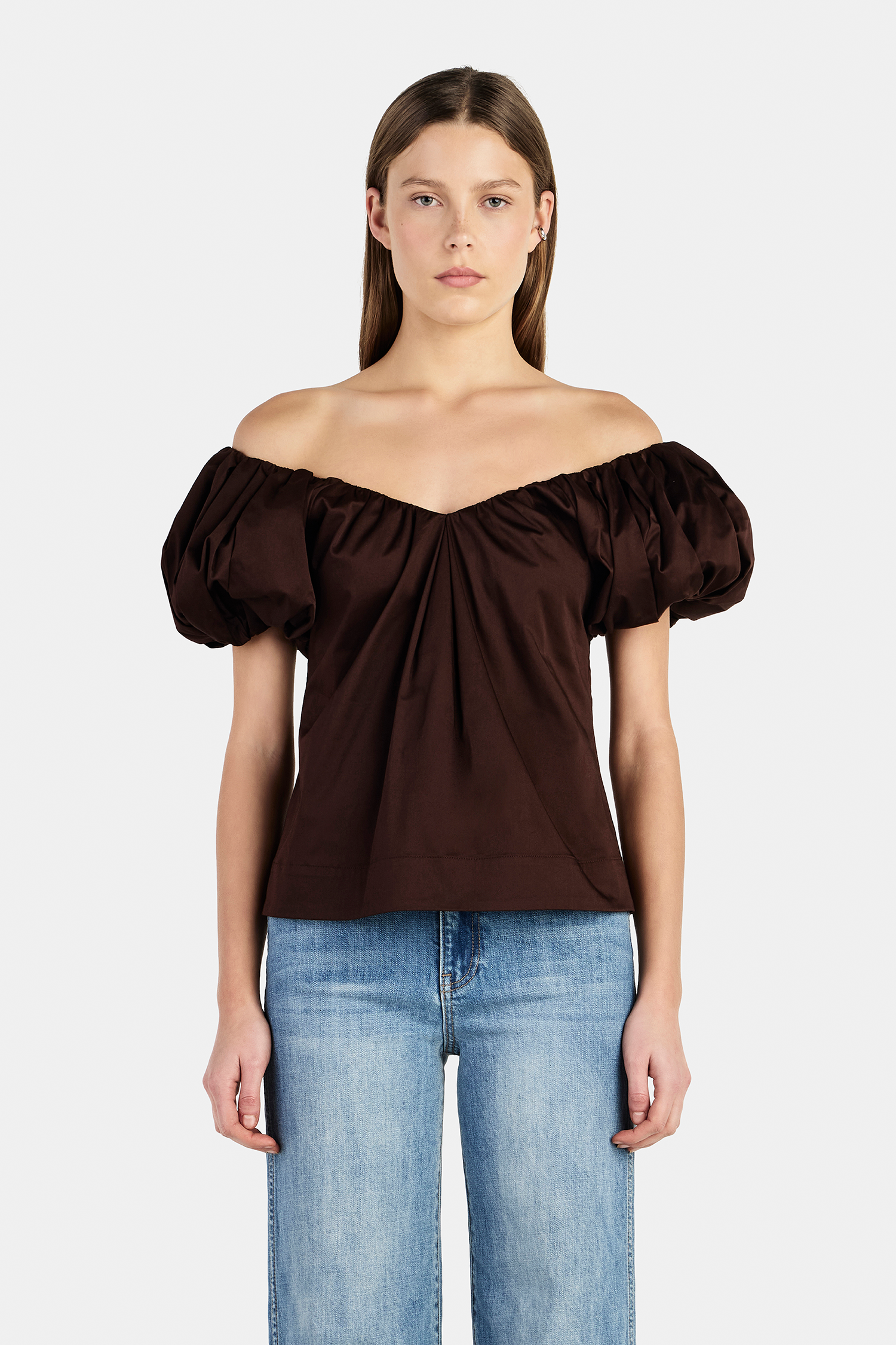MNHAG051026015908009_2 Hansen & Gretel Thandie Top Chocolate - Image 2
