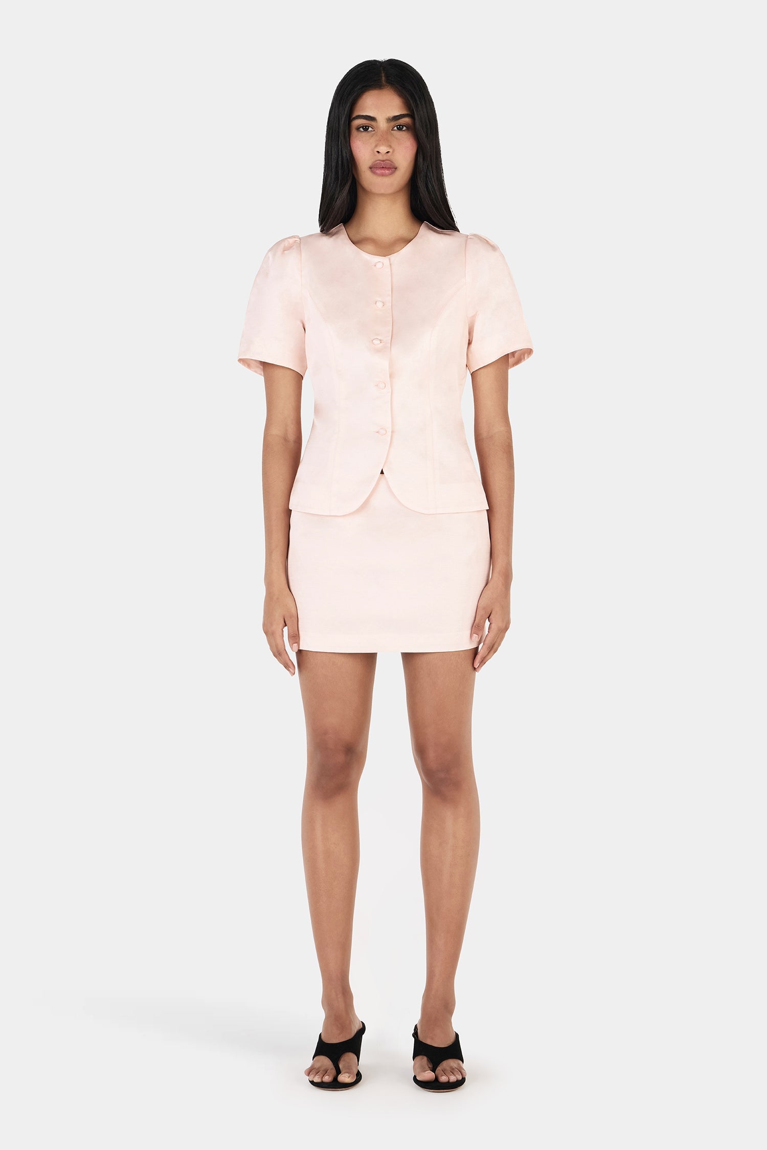 Hansen & Gretel Teller Skirt Pink - Image 1