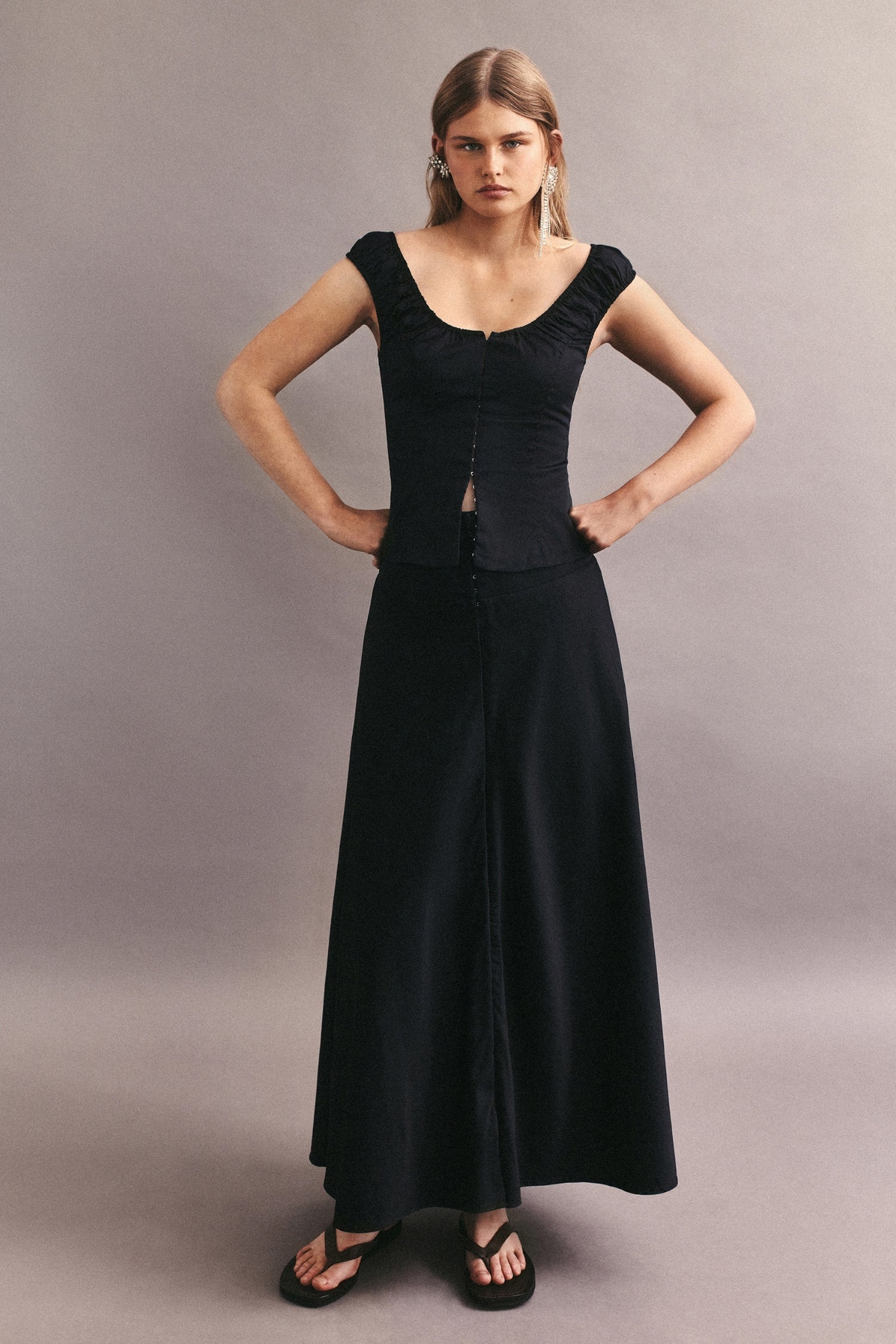 Hansen & Gretel Tash Skirt Black - Image 2