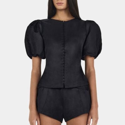 Hansen & Gretel Pellegrino Top Black - Image 1