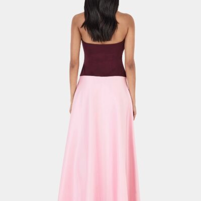 Hansen & Gretel Mona Maxi Dress Wine/Pink - Image 2
