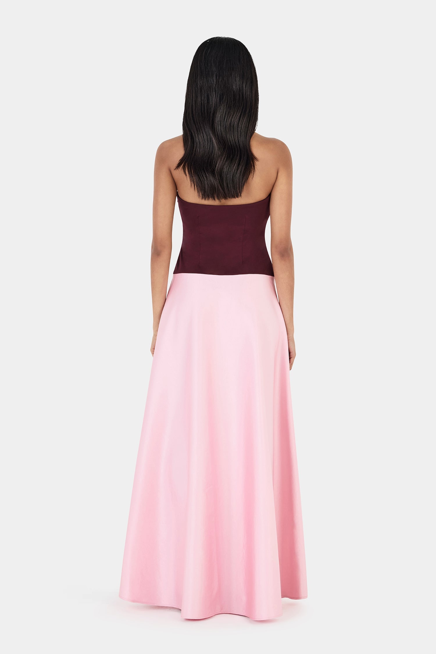 MNHAG051026015908023_2 Hansen & Gretel Mona Maxi Dress Wine/Pink - Image 2