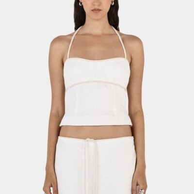 Hansen & Gretel Meike Corset Top Ivory - Image 1