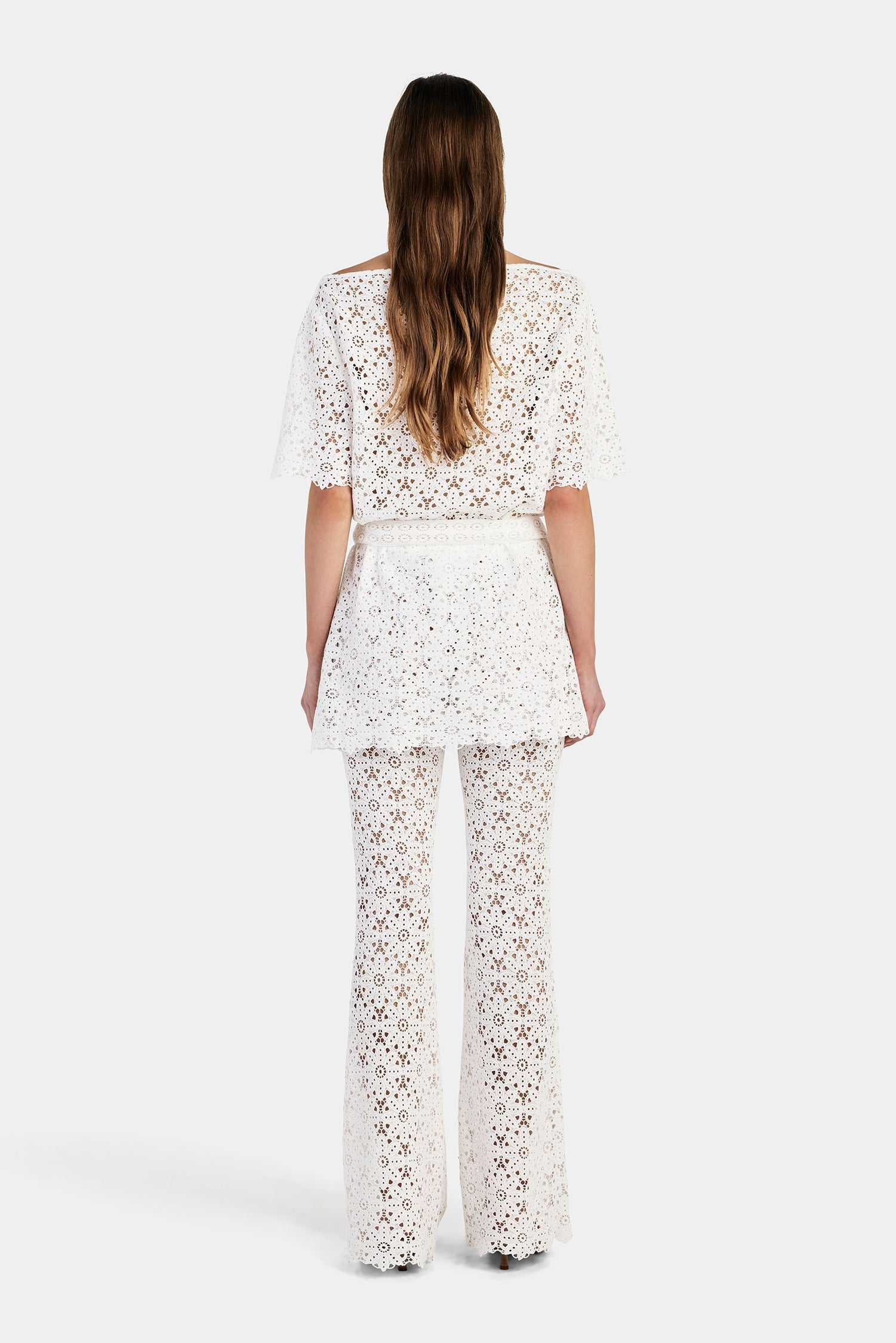 MNHAG051026015908027_3 Hansen & Gretel Marla Lace Tunic Top Ivory - Image 3