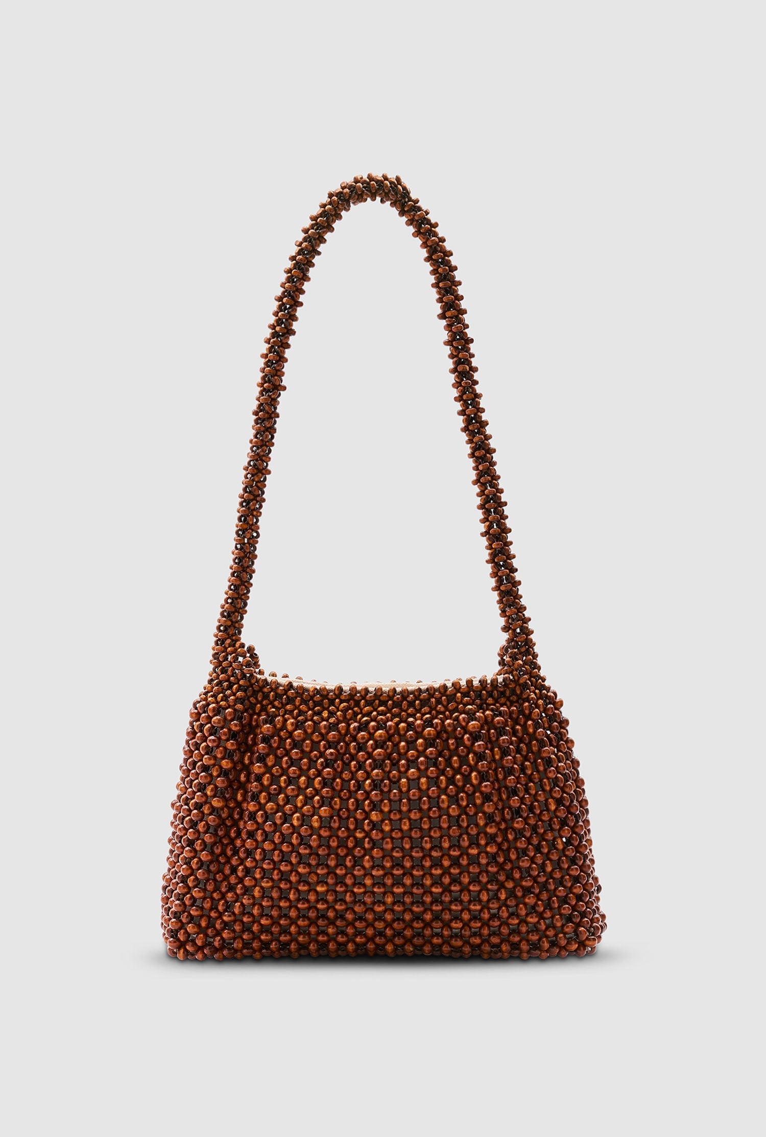 Hansen & Gretel Madera Bead Bag Brown - Image 1