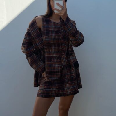 Hansen & Gretel Kat Blazer Tartan - Image 2
