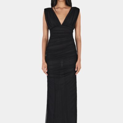 Hansen & Gretel Joey Maxi Dress Black - Image 1