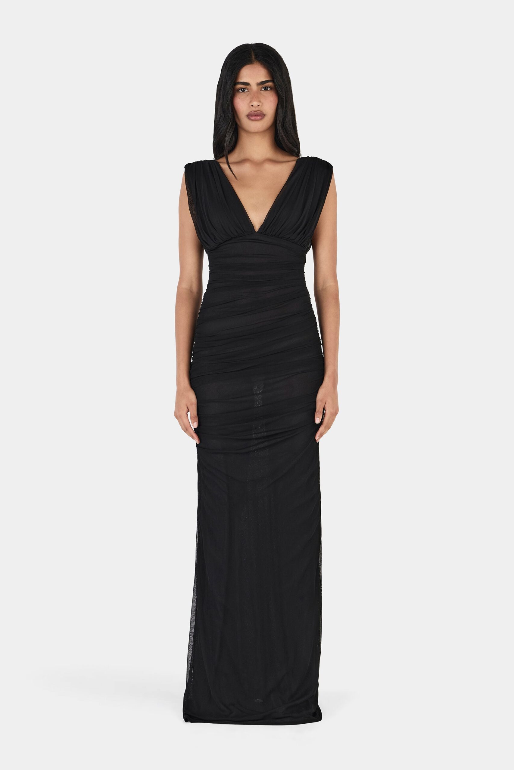 Hansen & Gretel Joey Maxi Dress Black - Image 1
