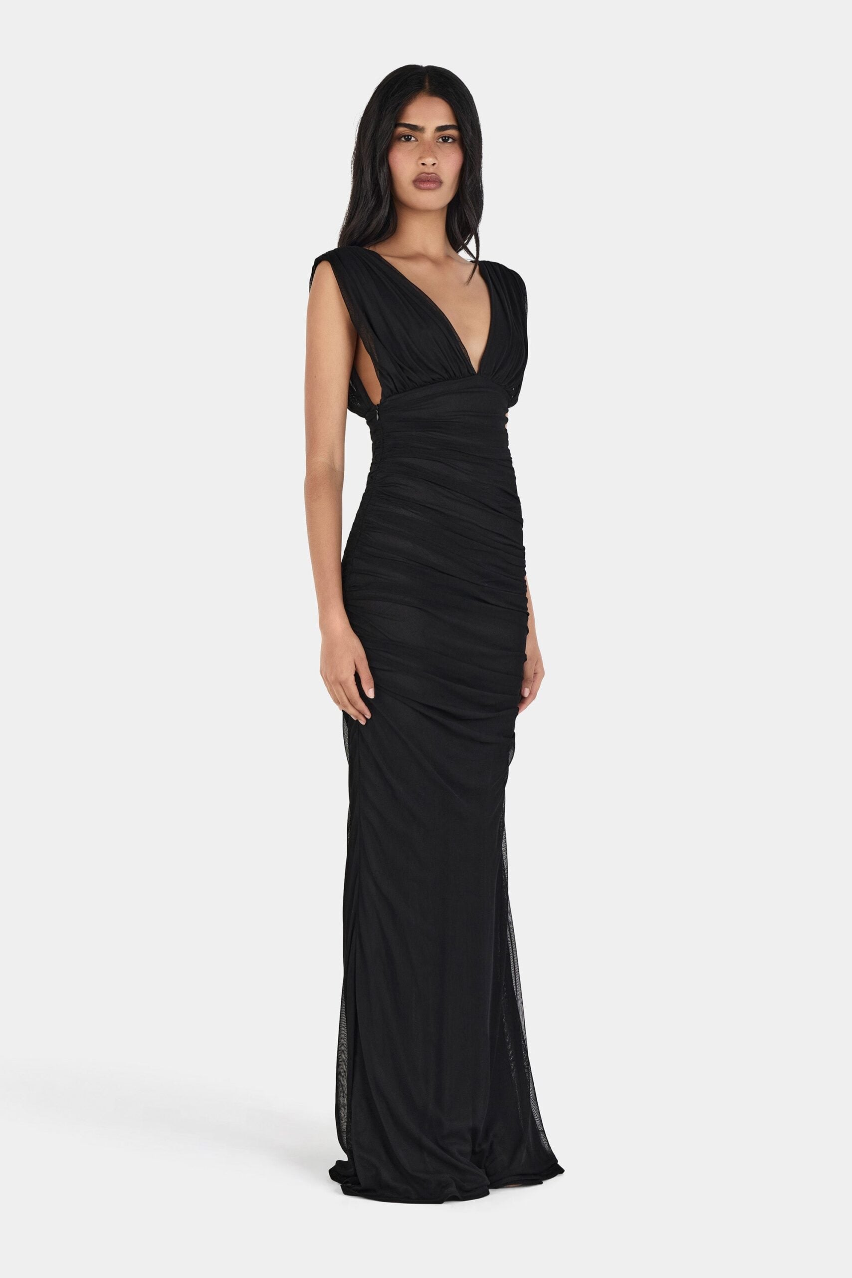 Hansen & Gretel Joey Maxi Dress Black - Image 2