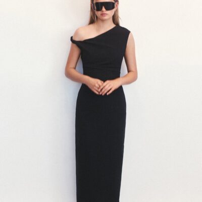Hansen & Gretel Farris Dress Black - Image 2