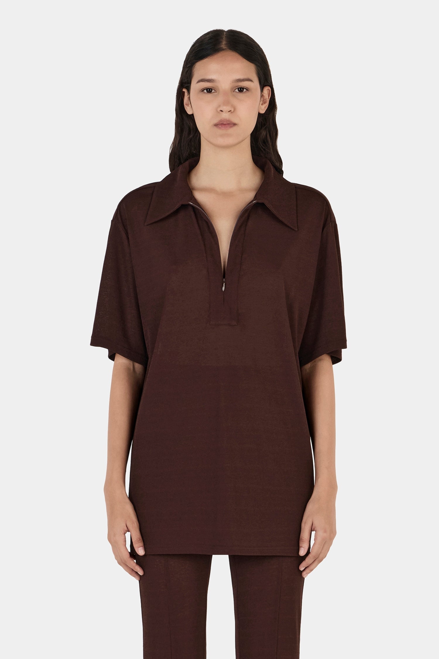 Hansen & Gretel Deluca Shirt Choc - Image 1