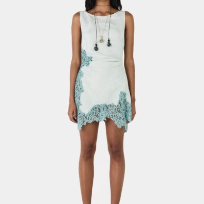 Hansen & Gretel Cleo Mini Dress Seaspray - Image 1