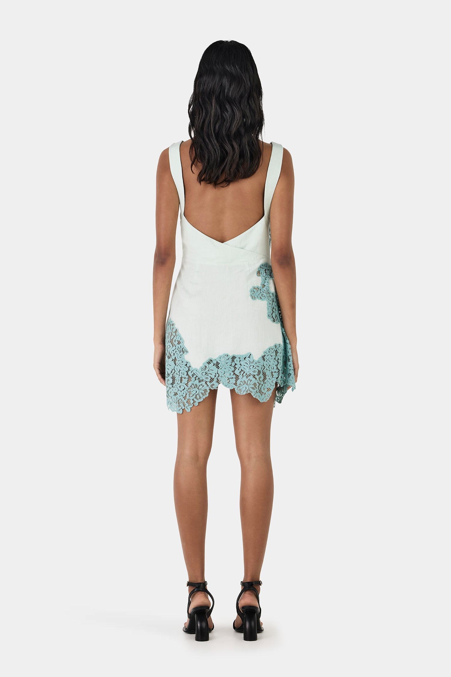 Hansen & Gretel Cleo Mini Dress Seaspray - Image 3
