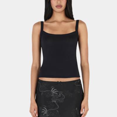 Hansen & Gretel Capulet Layered Top Black - Image 2
