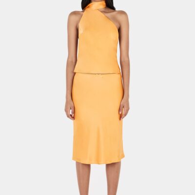 Hansen & Gretel Bek Midi Skirt Mango - Image 1
