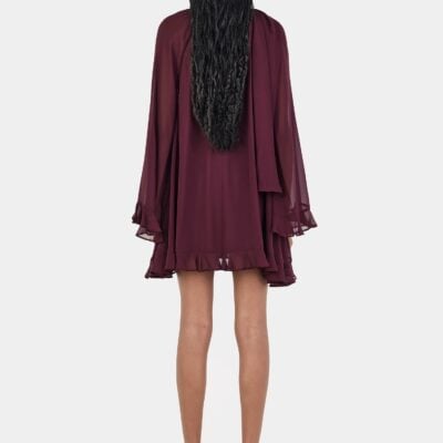 Hansen & Gretel Willow Mini Dress Pinot - Image 2