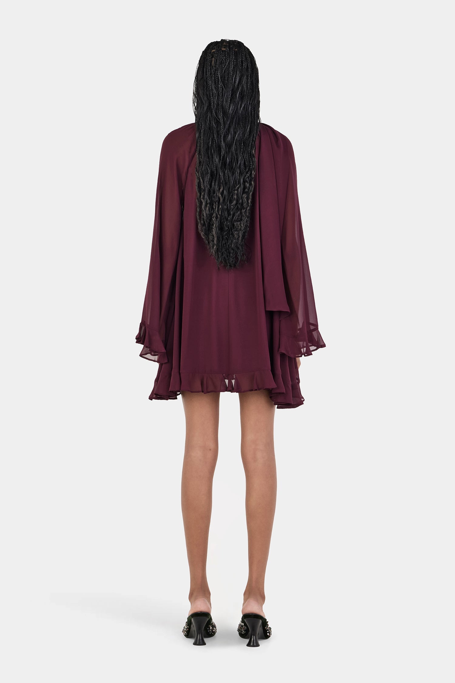 Hansen & Gretel Willow Mini Dress Pinot - Image 2