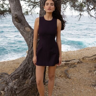 Hansen & Gretel Trellis Tunic Plum - Image 2