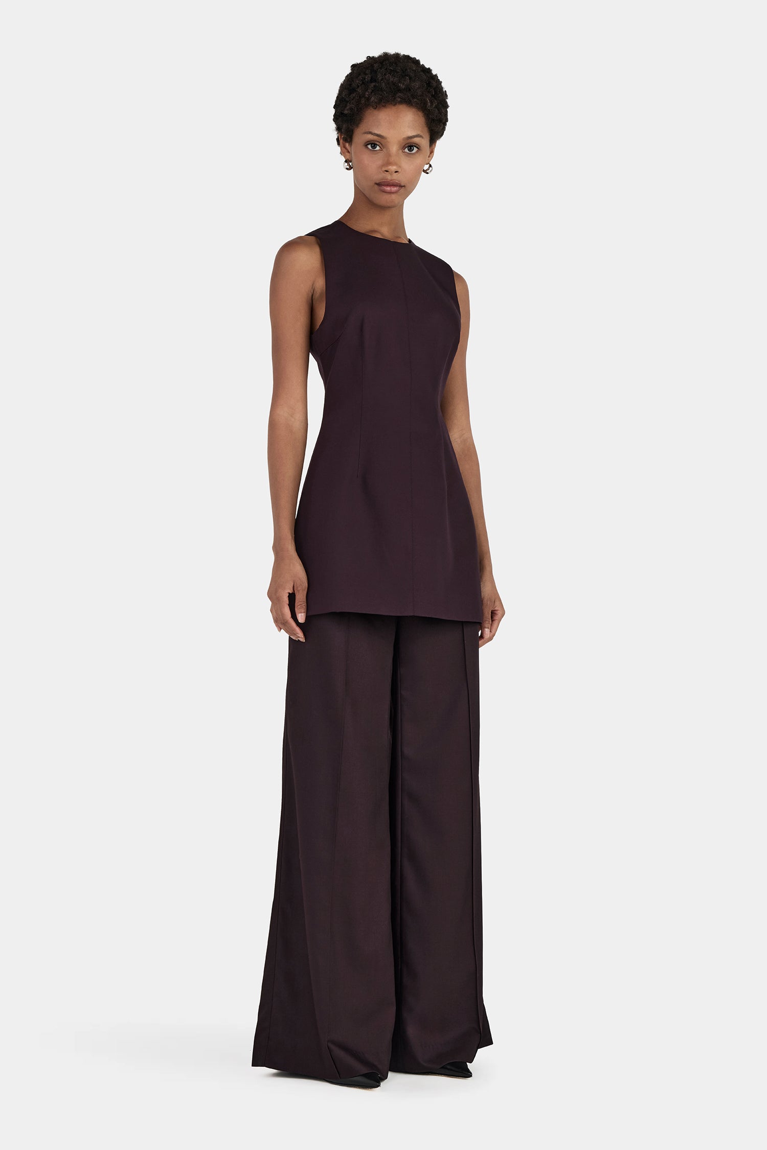 MNHAG051026015908056_3 Hansen & Gretel Trellis Tunic Plum - Image 3