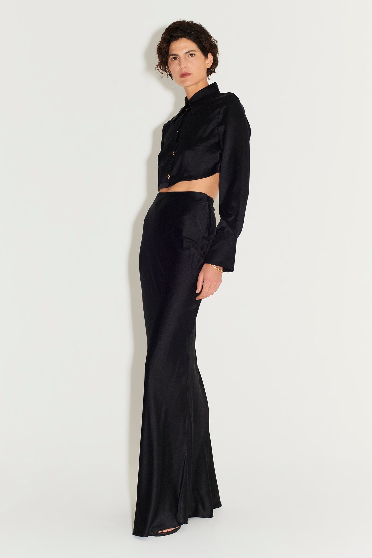 Hansen & Gretel Temple Bias Skirt Black - Image 3