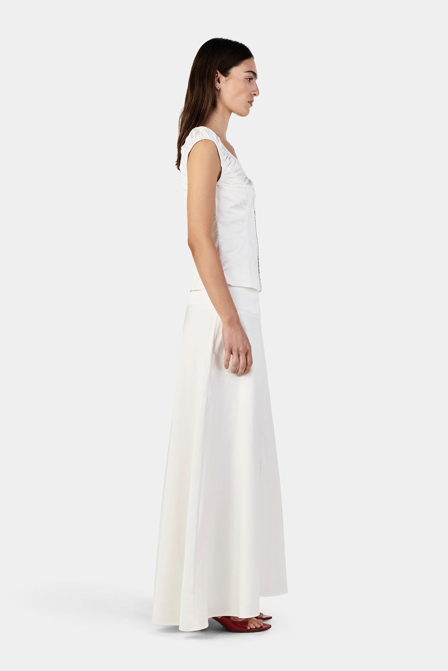 MNHAG131026183701011_3 Hansen & Gretel Tash Skirt Ivory - Image 3