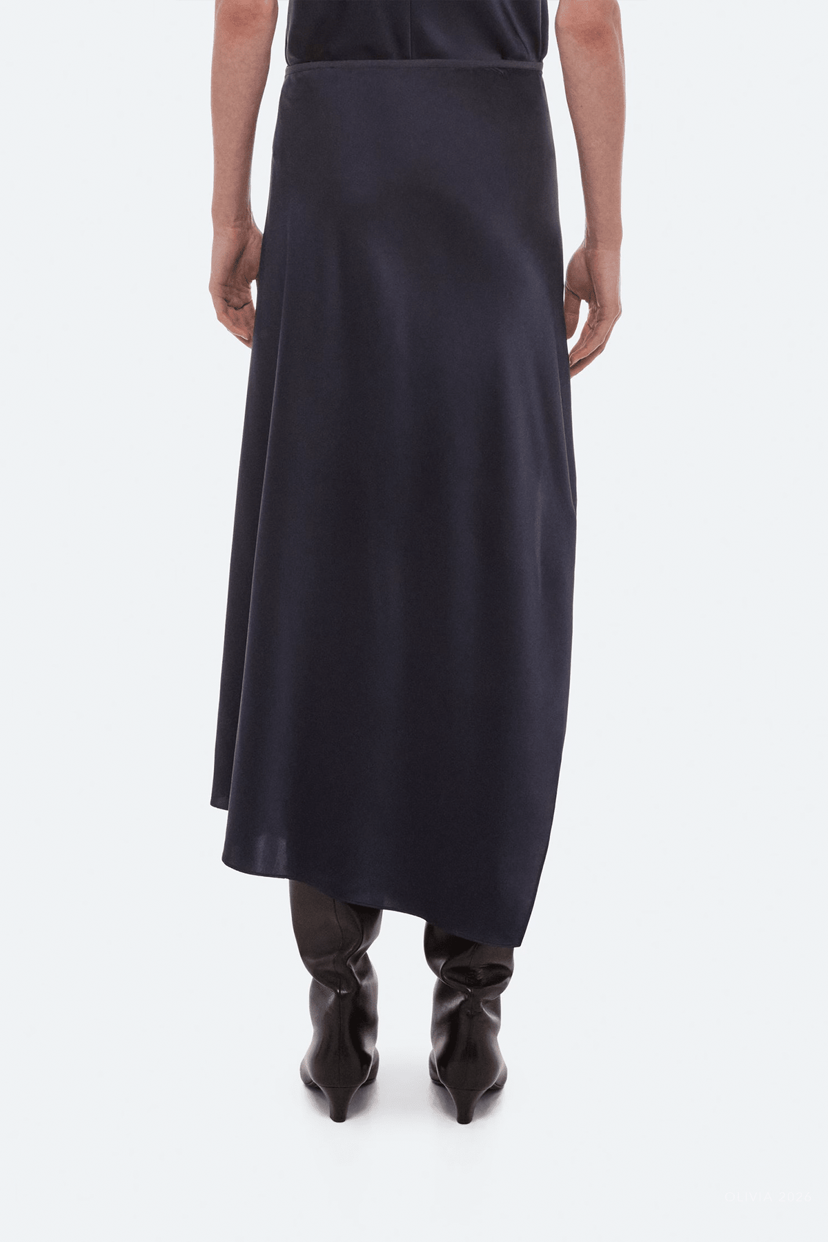 Helmut Lang Silk Slip Skirt - Image 3
