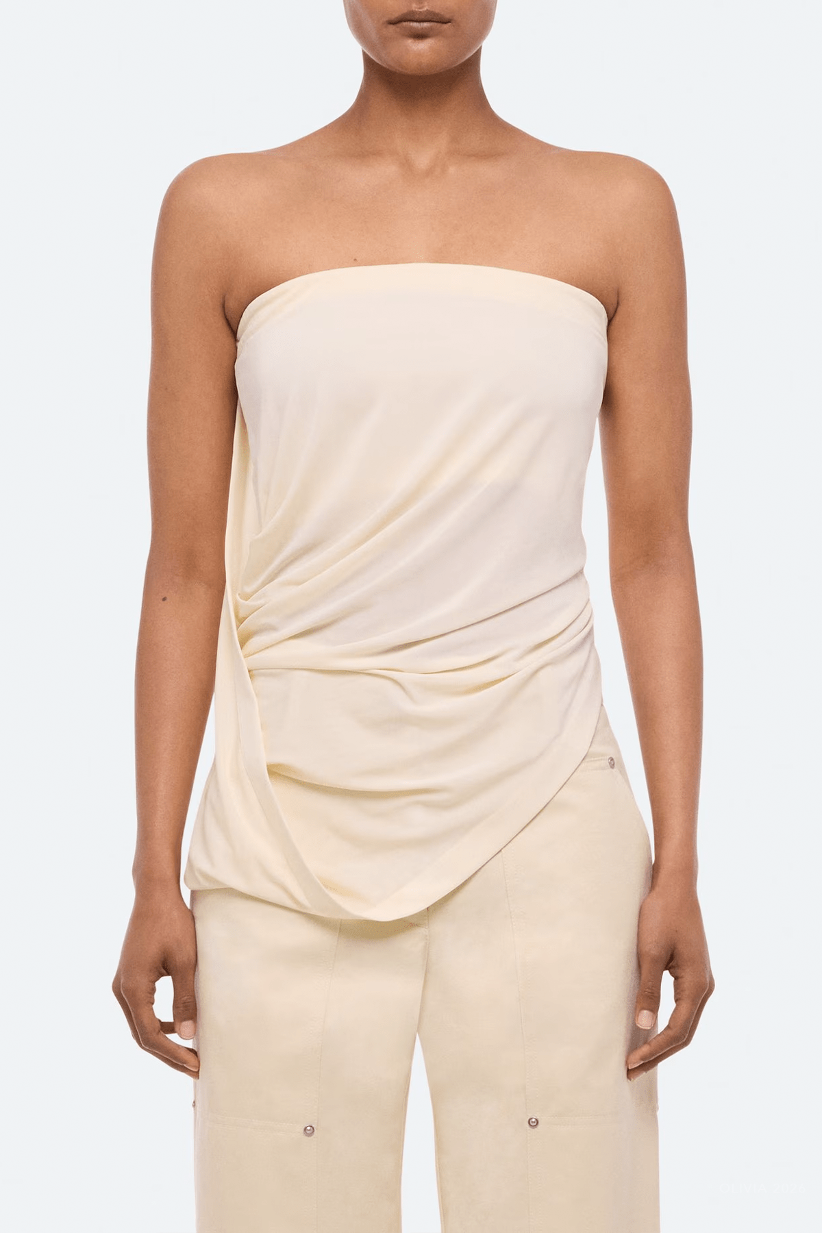 Helmut Lang Twisted Tube Top - Image 2