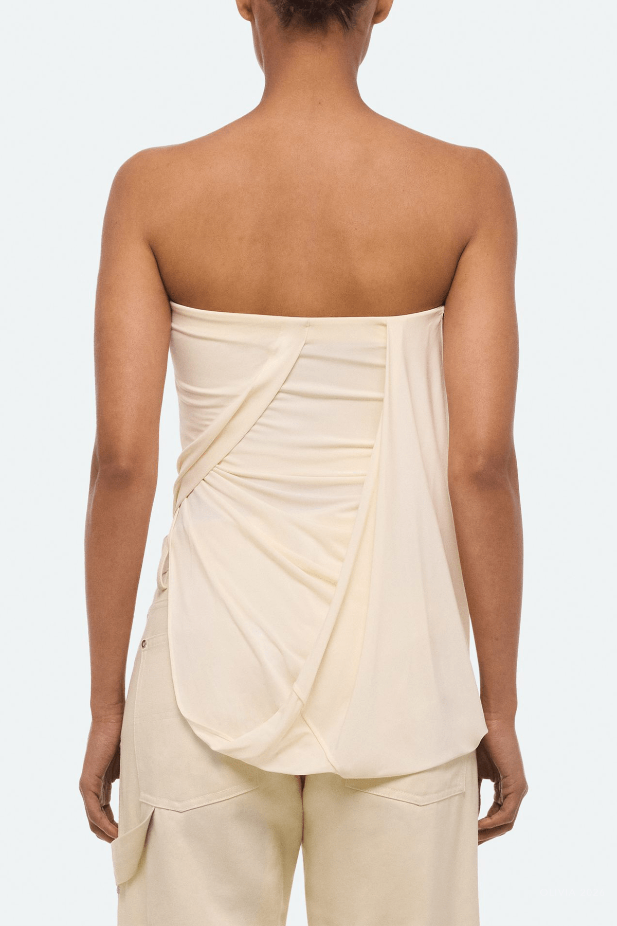 Helmut Lang Twisted Tube Top - Image 3