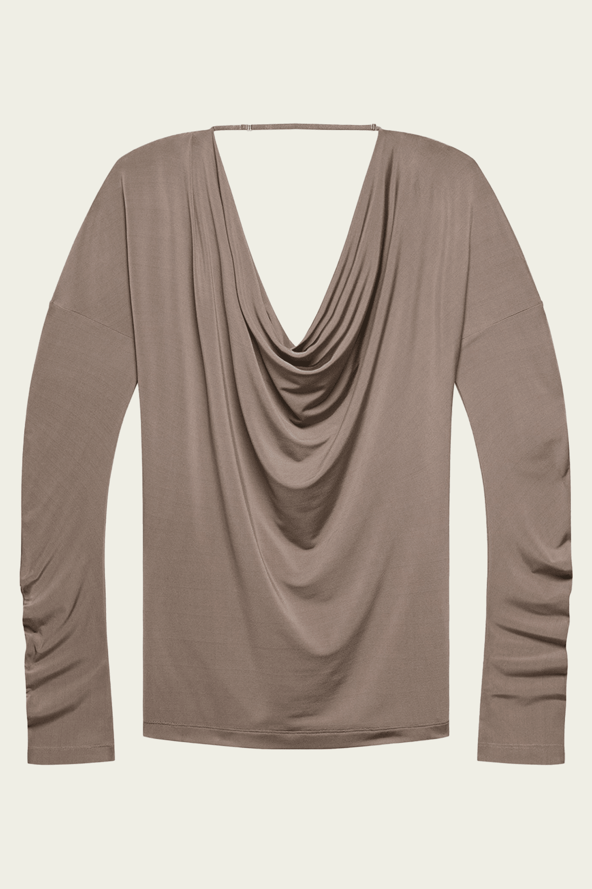 Helmut Lang Cowl Long-Sleeve Top - Image 1