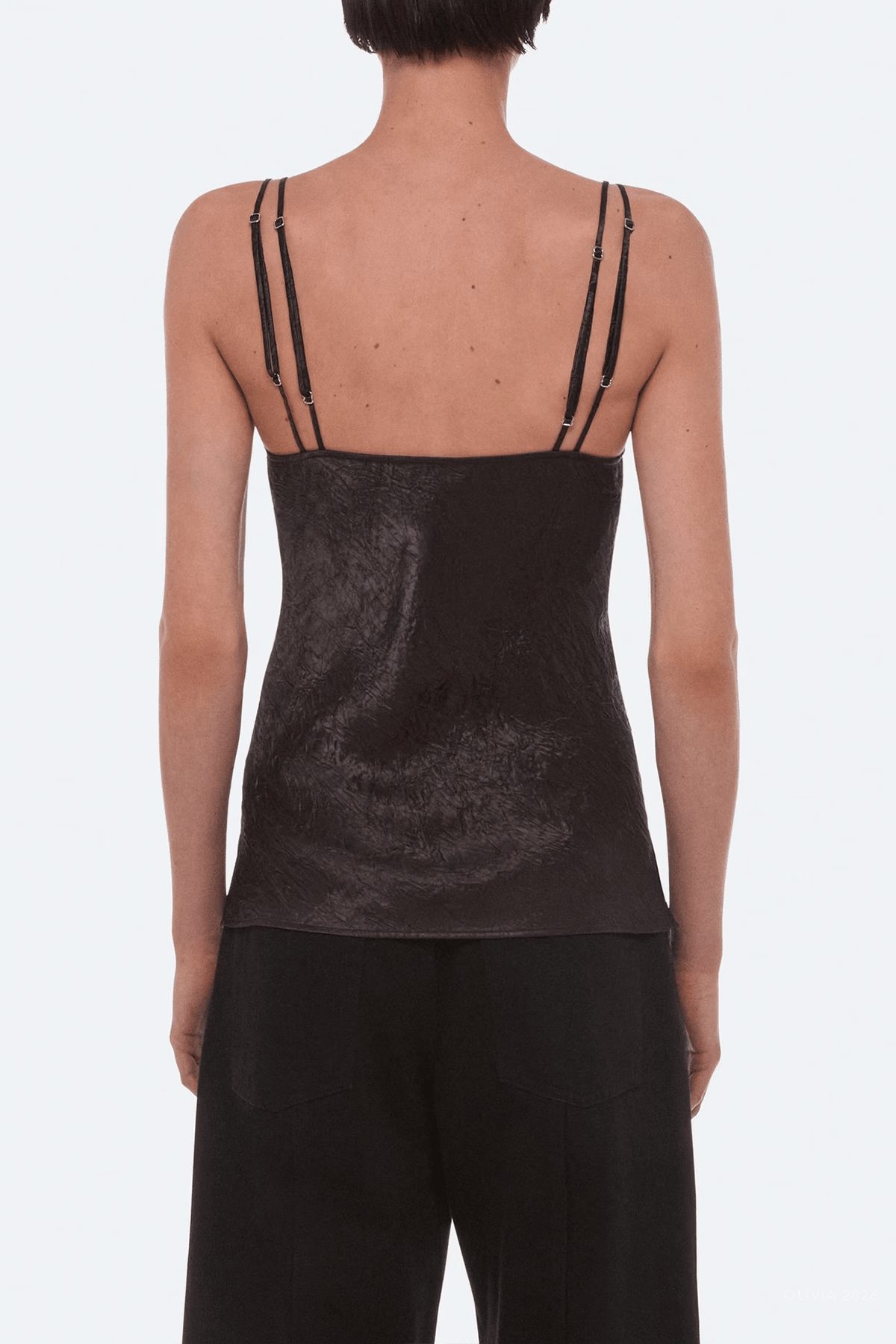 MNHELM041026050703403_3 Helmut Lang Crinkle Slip Top - Image 3