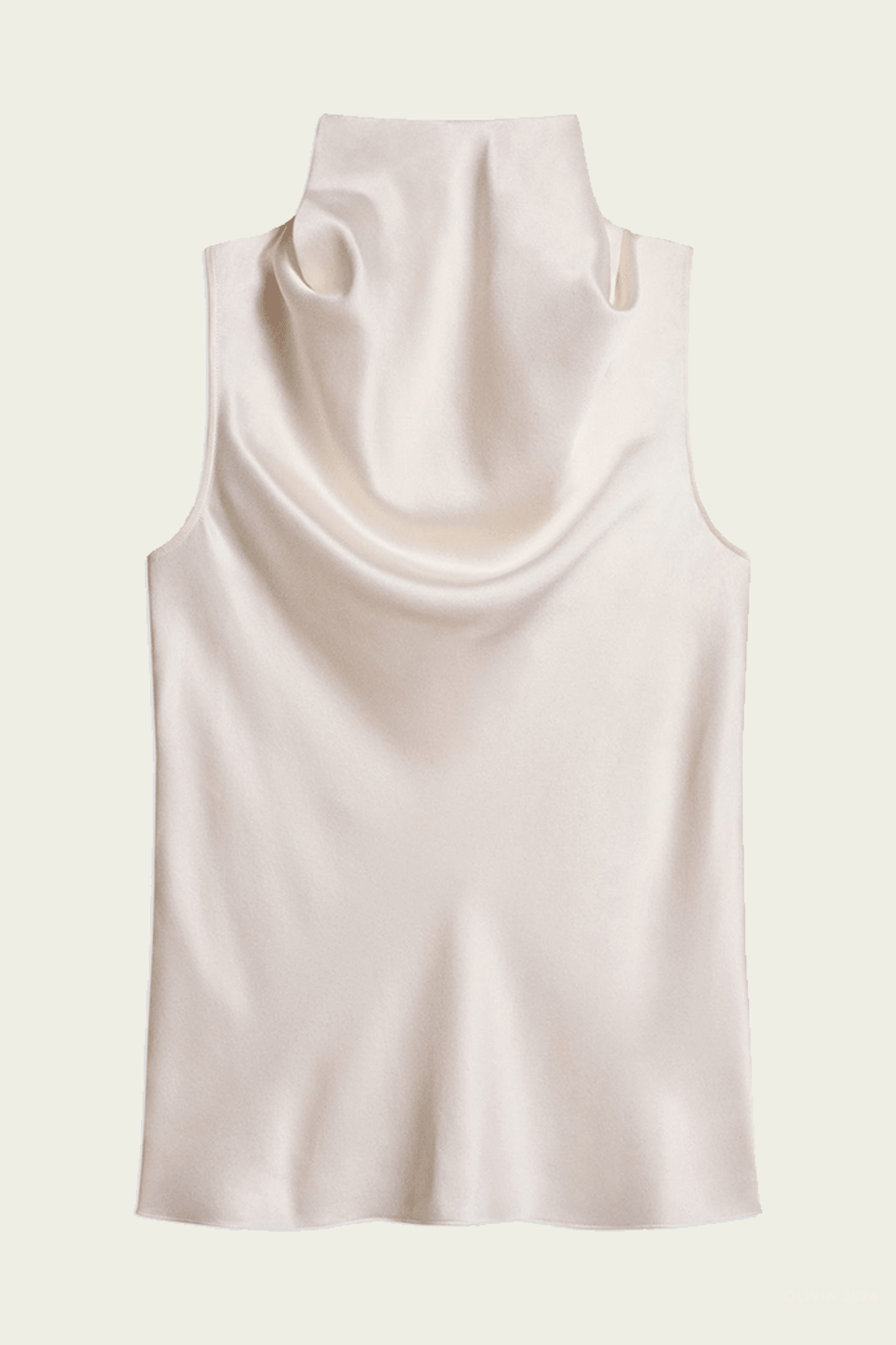 Helmut Lang Silk Tie-Neck Top - Image 1