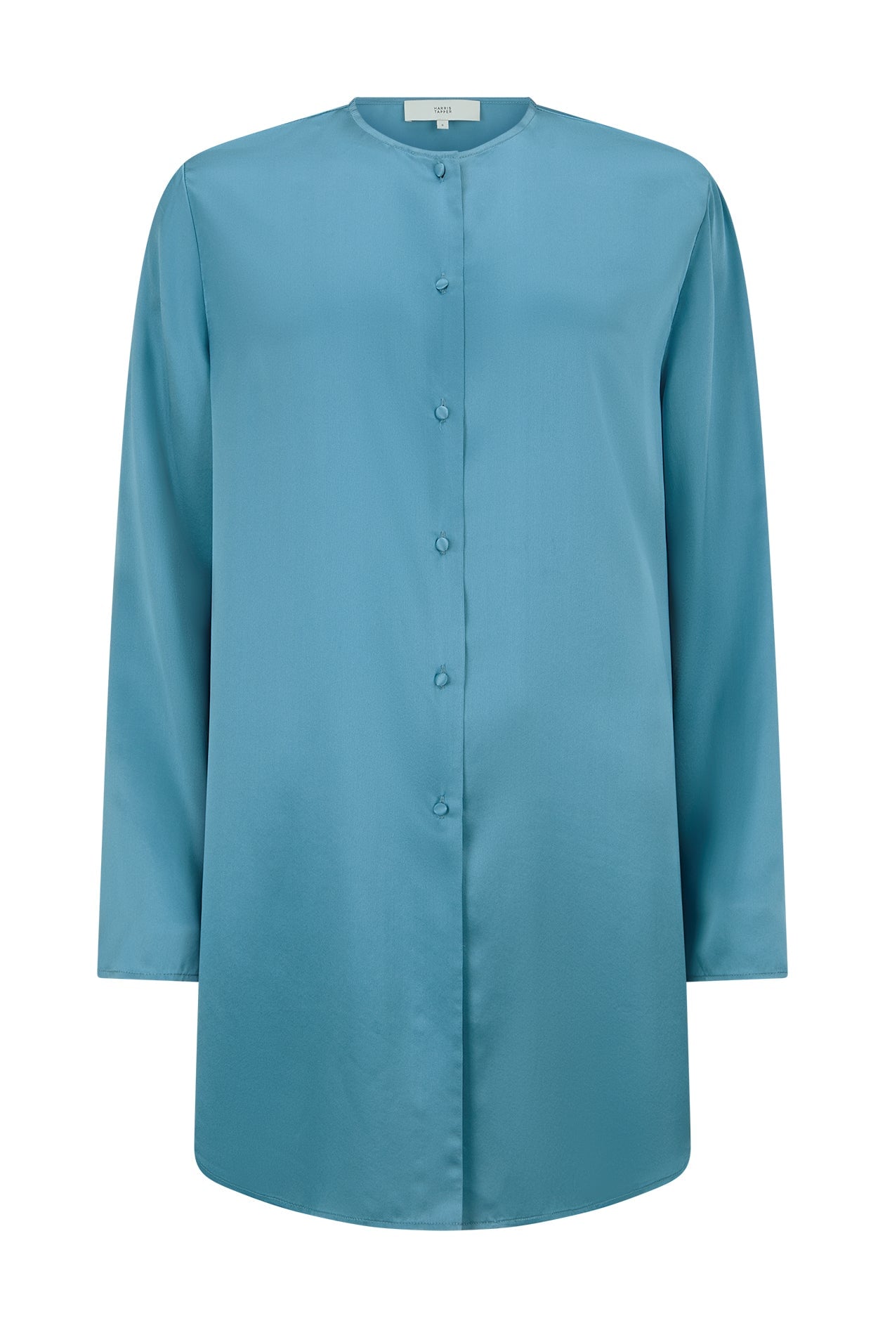 Harris Tapper Over Shirt in Silk Charmeuse - Image 1
