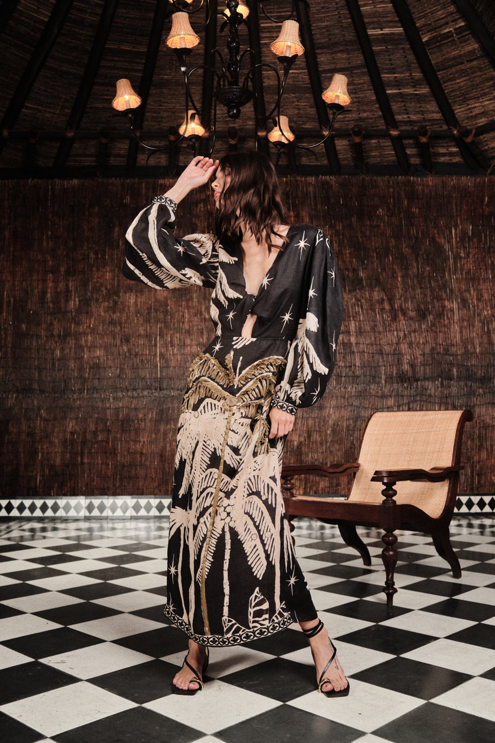 MNJHO041026041025427_2 Johanna Ortiz Pradera Geométrica Dress - Image 2