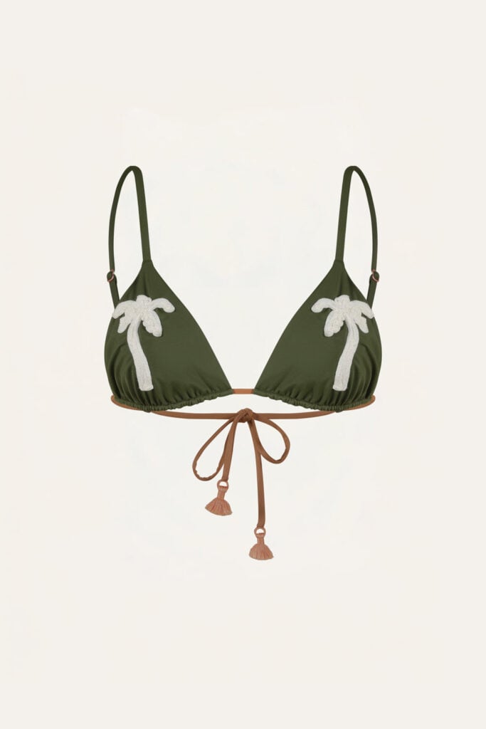Johanna Ortiz Palms At Sunrise Bikini Top - Image 1