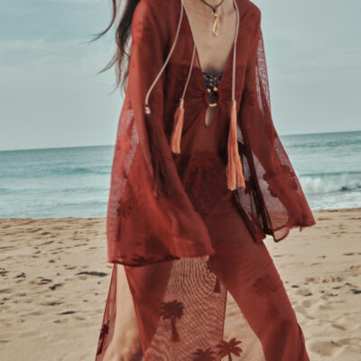 Johanna Ortiz Palm Veil Tunic Dress - Image 2