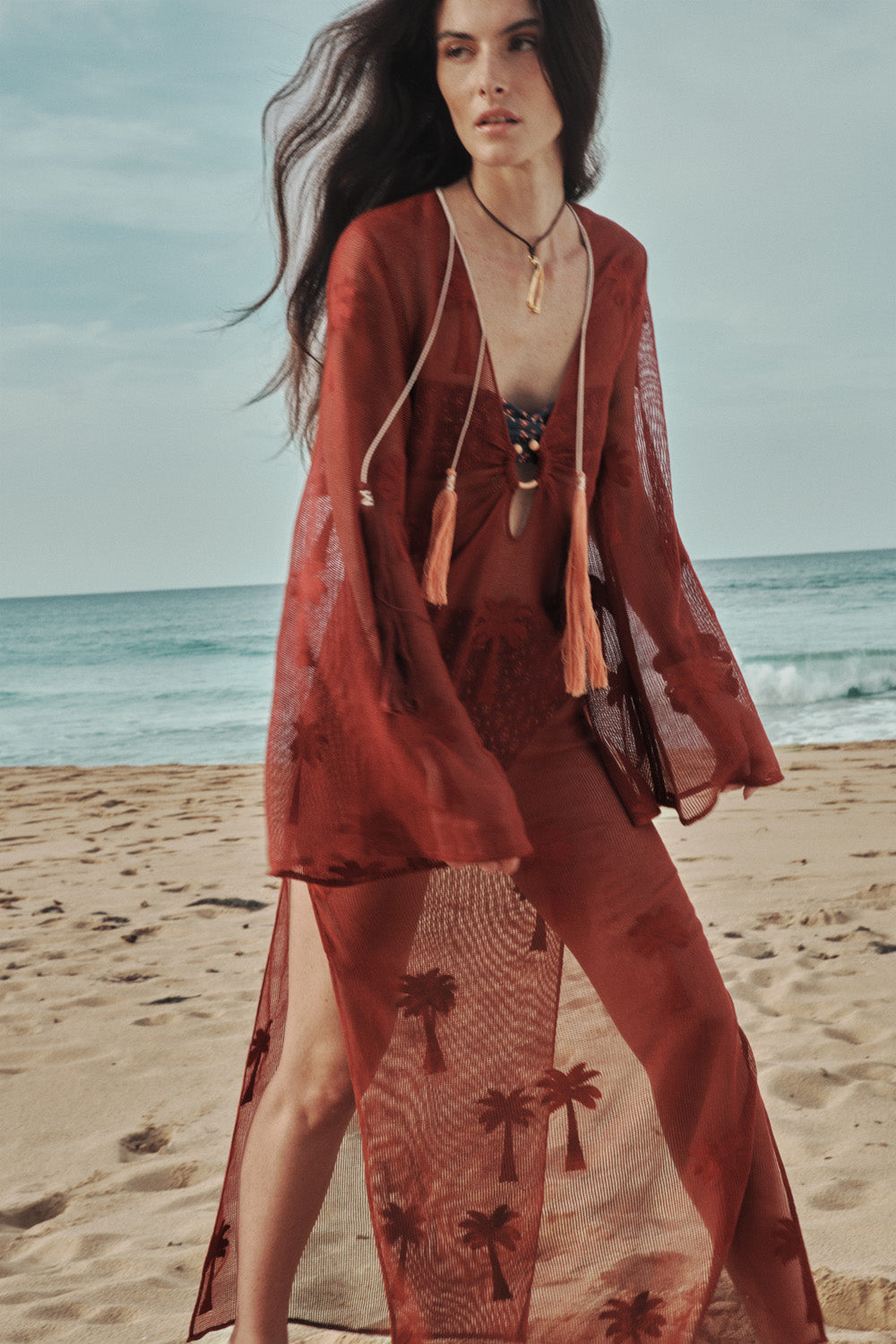 Johanna Ortiz Palm Veil Tunic Dress - Image 2