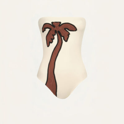 Johanna Ortiz Palm Texture One Piece - Image 1