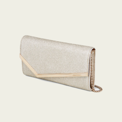 Jimmy Choo Emmie Dusty Glitter Clutch Bag - Image 2