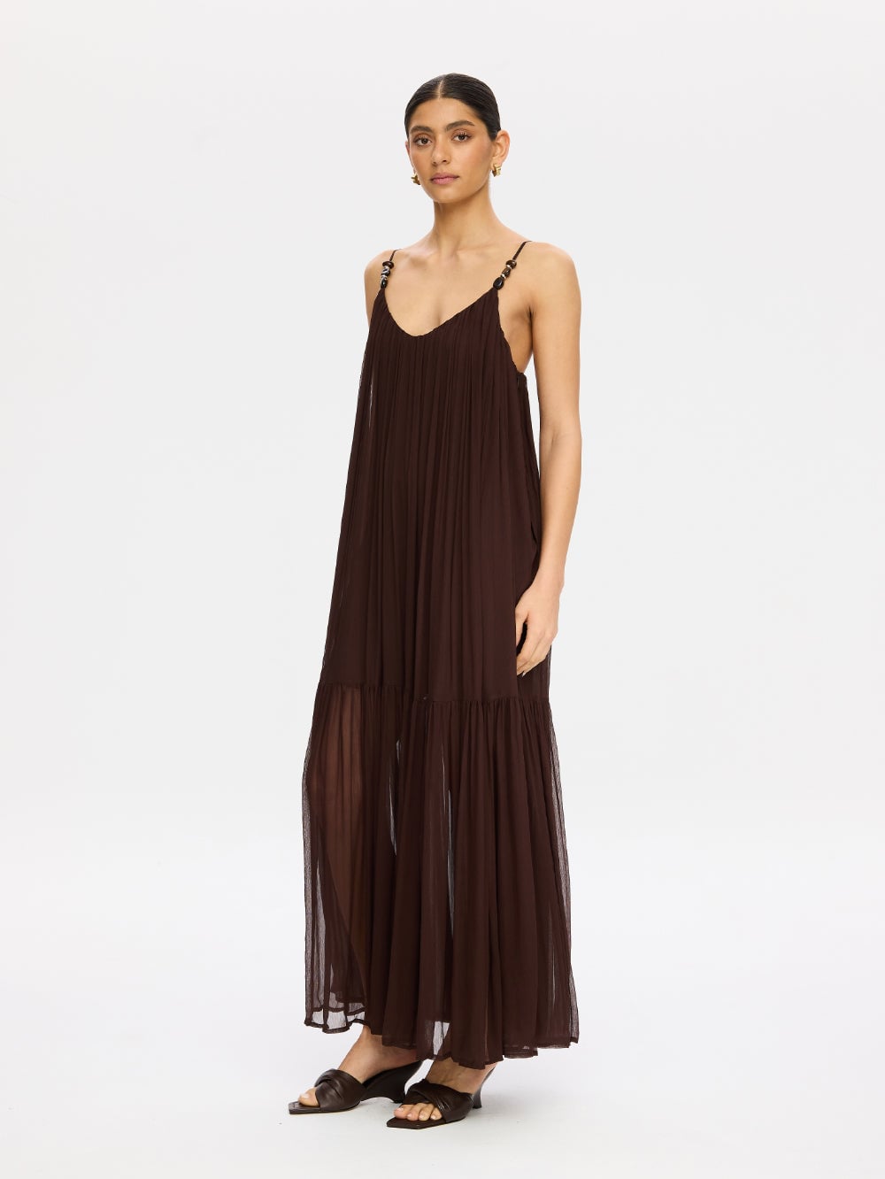 MNKIV041026041244466_2 Kivari Sora Cami Trapeze Maxi Dress - Image 2