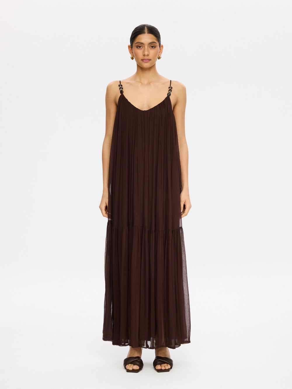 MNKIV041026041244466_3 Kivari Sora Cami Trapeze Maxi Dress - Image 3