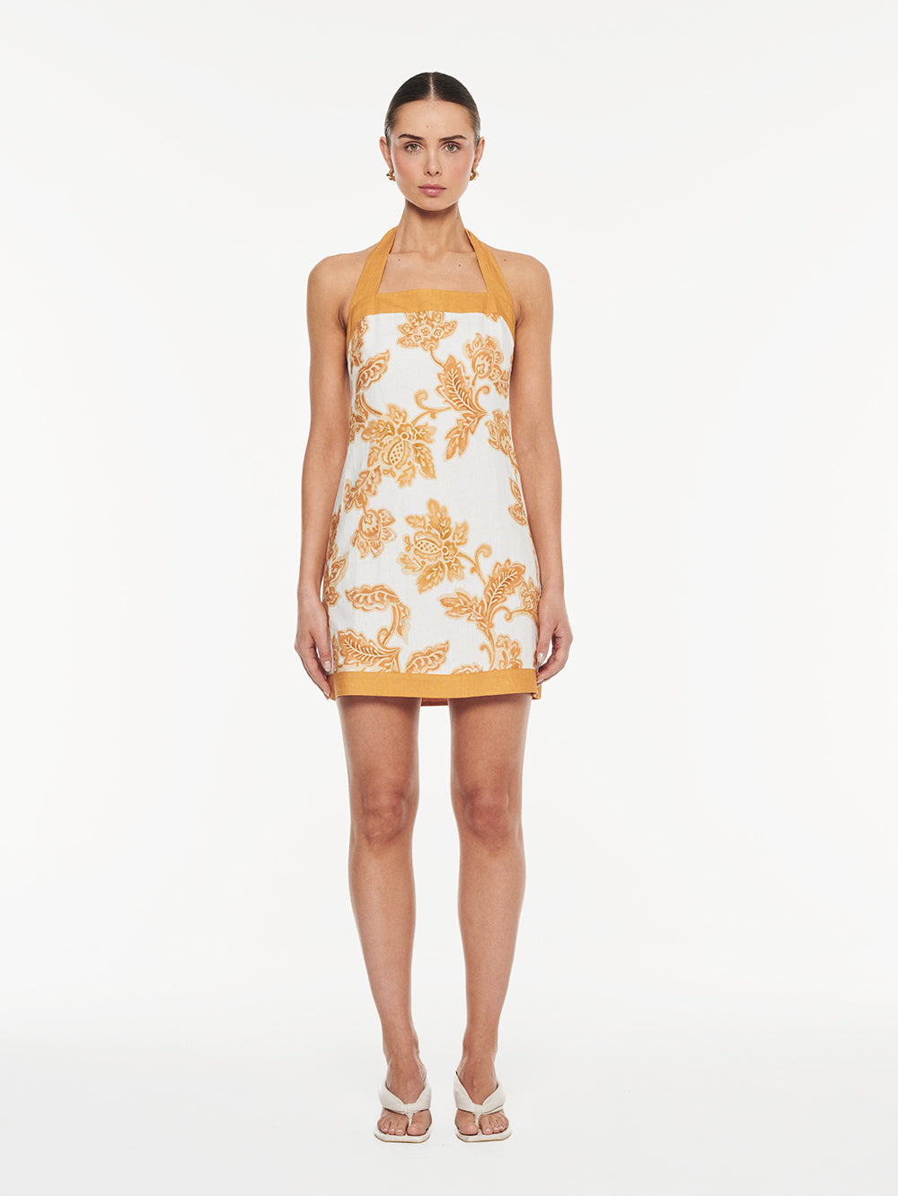Kivari Posie Halter Mini Dress - Image 1